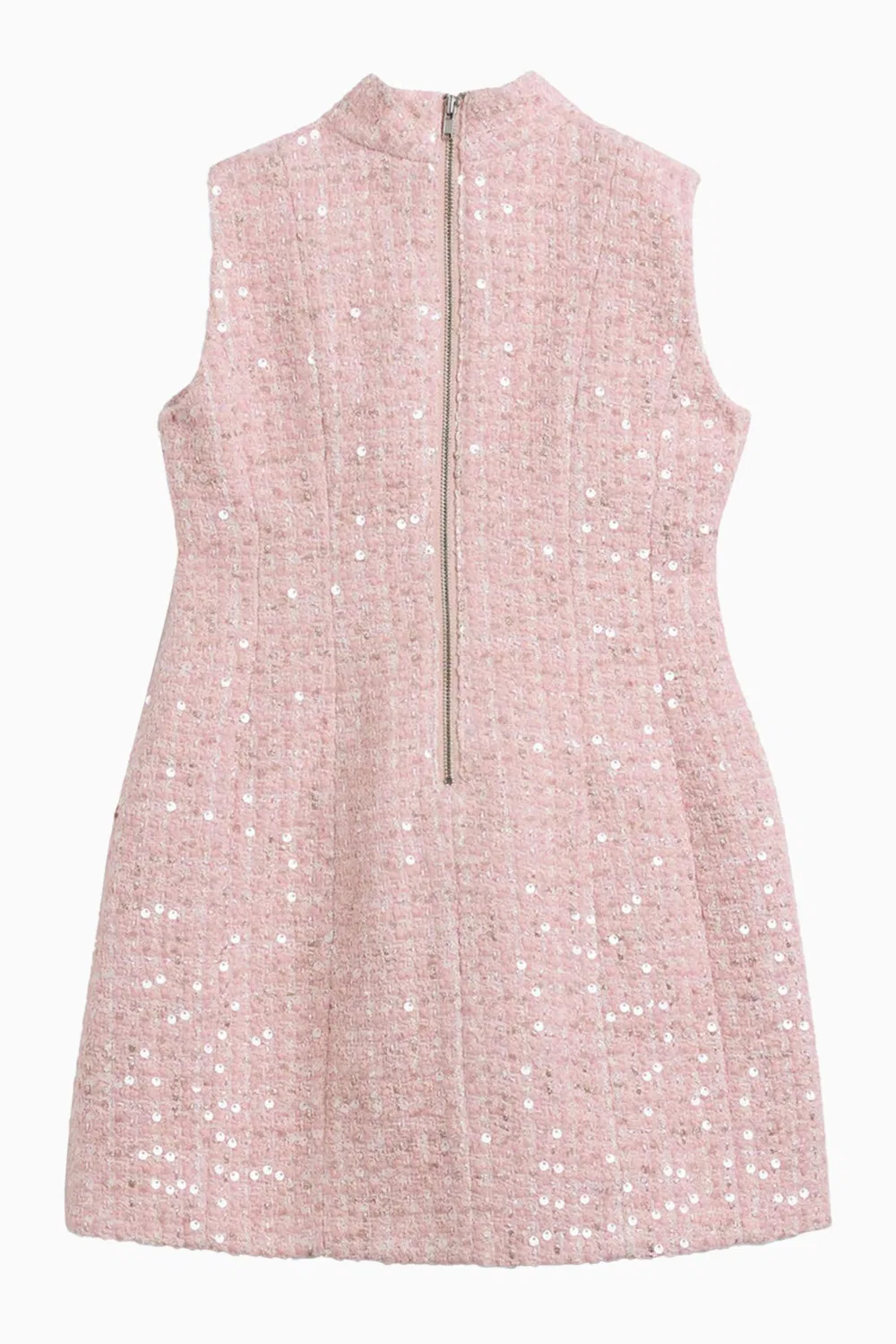 Платье мини с блестками Harper Sequin Bouclé Bardot Junior — фото 2