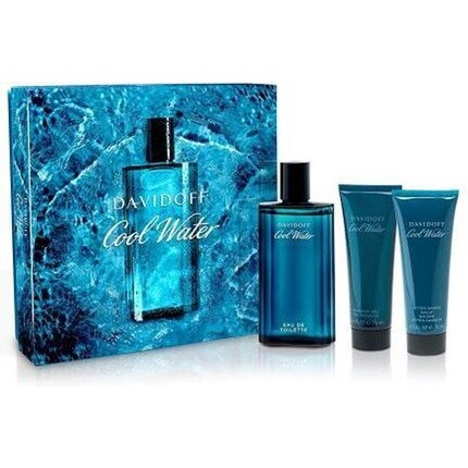 Davidoff Cool Water Man - Edt 125 мл + Спрчовый гель 75 мл + Бальзам по Холени 75 мл — фото 2
