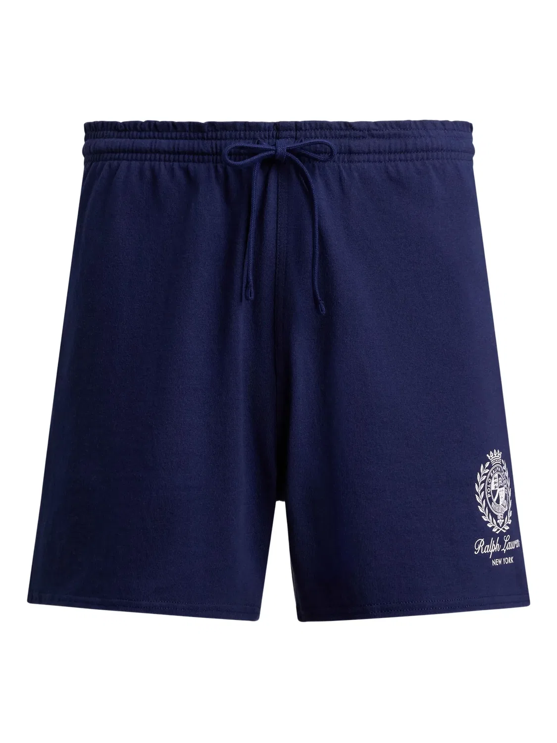 Синие хлопковые шорты с логотипом Polo Ralph Lauren, синий