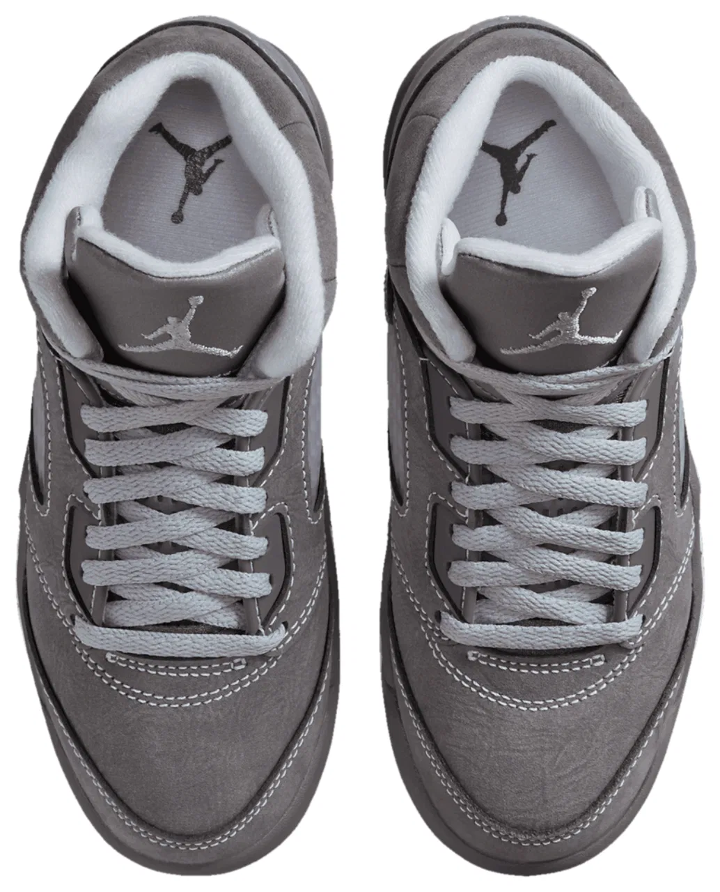 Кроссовки для мальчиков Retro 5 Jordan, цвет White/Light Graphite/Wolf Grey — фото 4