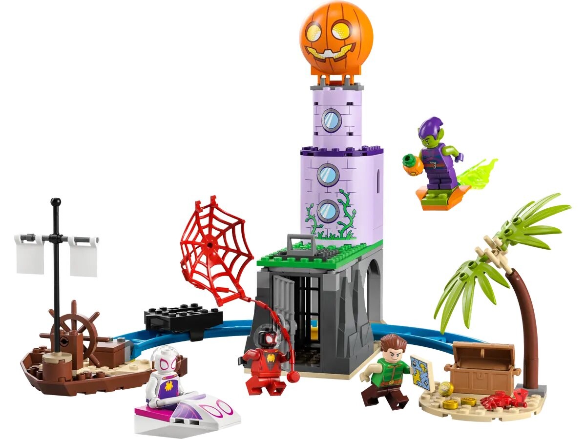 Конструктор Lego Marvel Super Heroes Team Spidey At Green Goblin's Lighthouse 10790, 149 деталей — фото 4