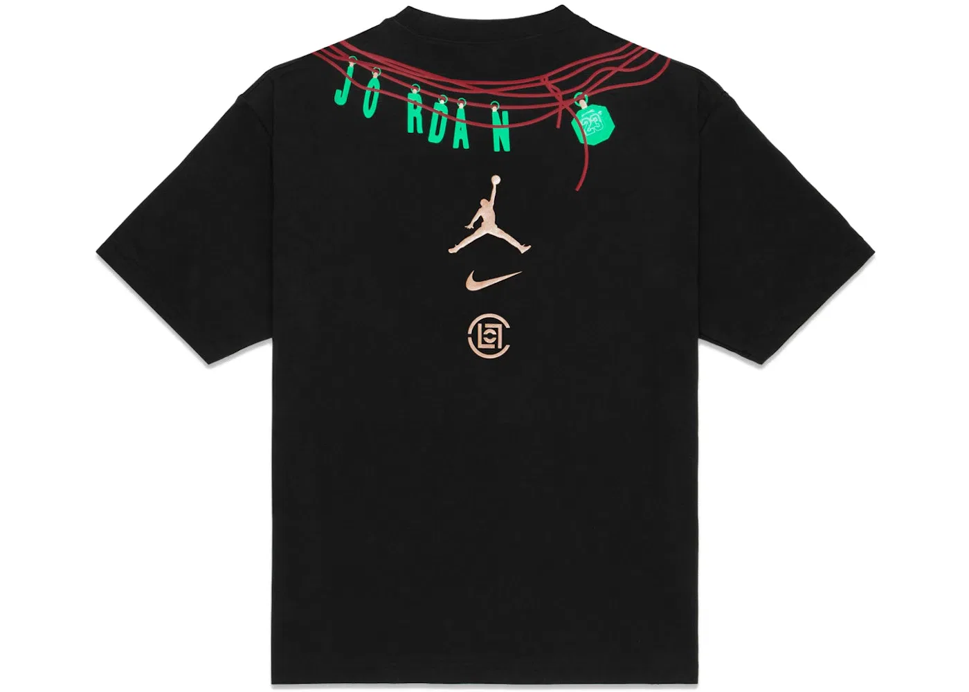 Мужская футболка с принтом T-Shirt Jordan, Black — фото 2
