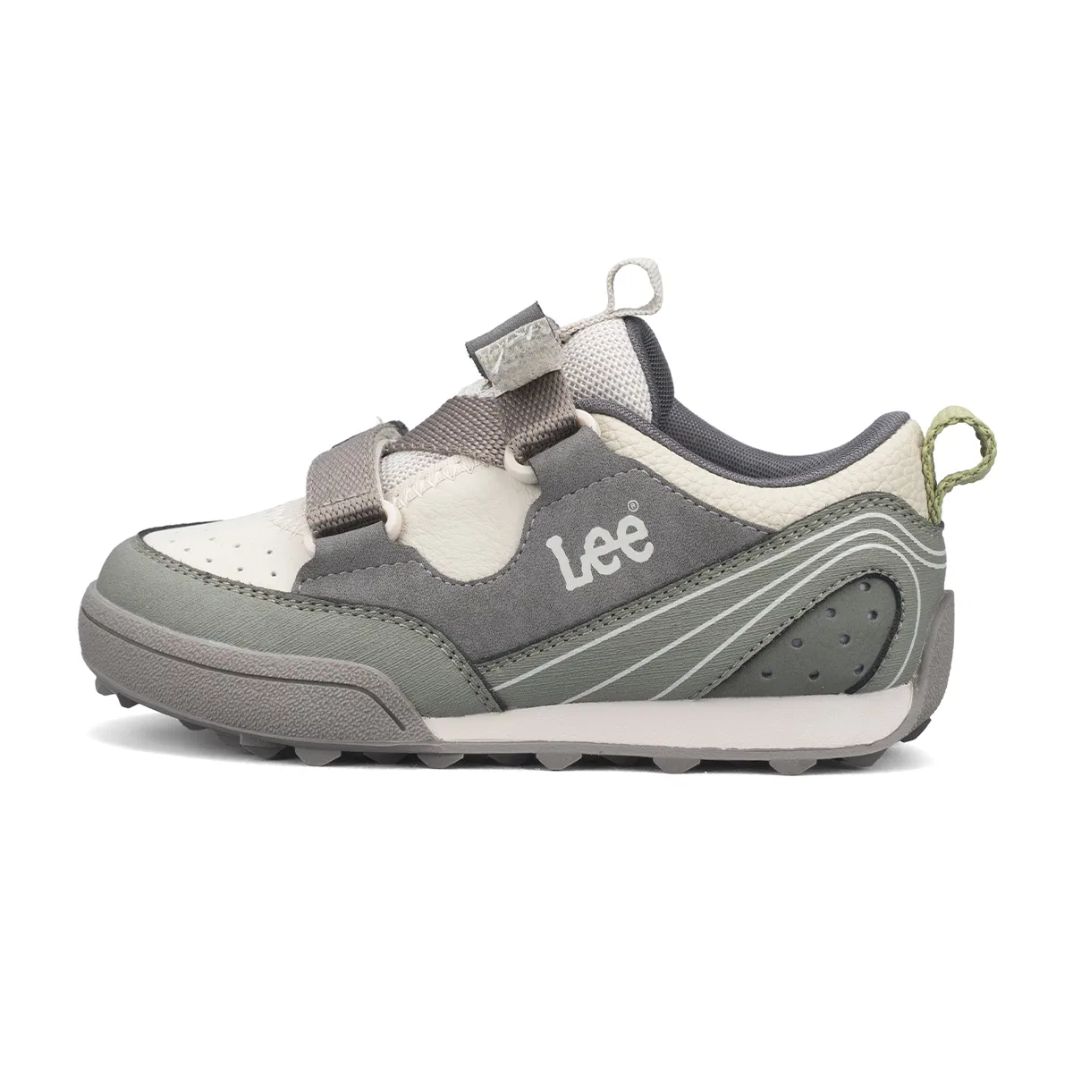 Детские повседневные кроссовки с ретро-дизайном Lee, Khaki Green