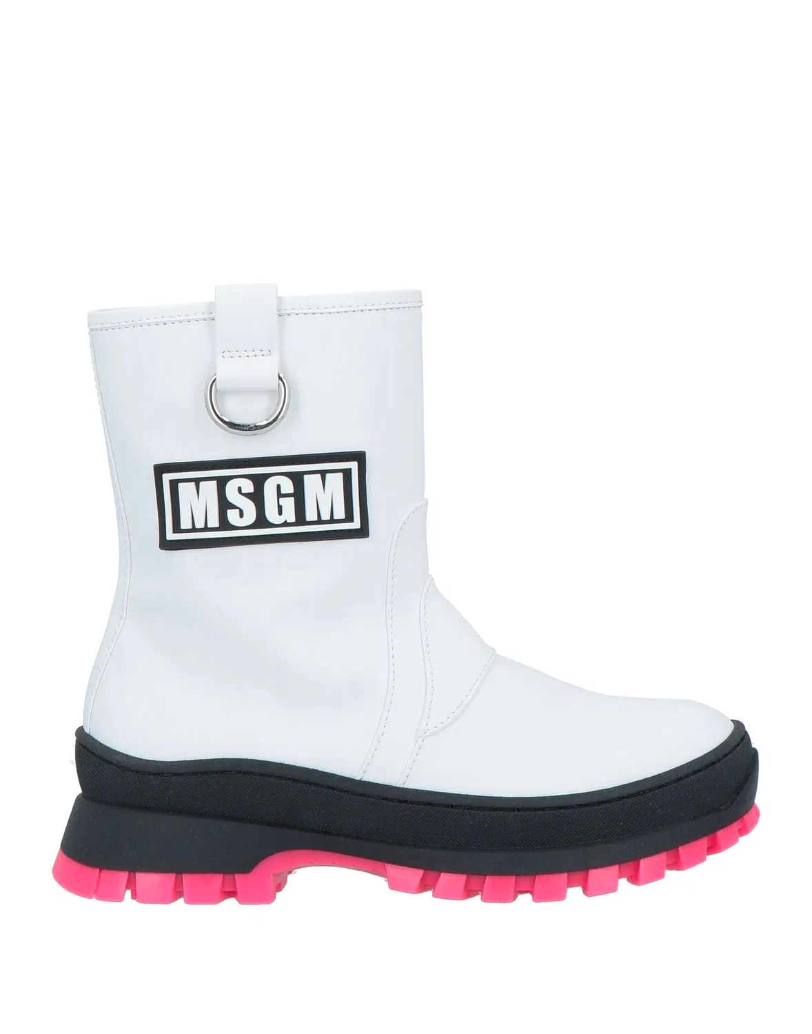 Детские ботинки на плоской подошве Msgm, белый