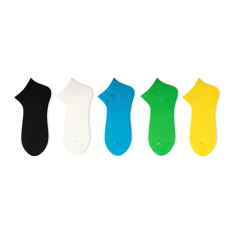 Детские носки до середины икры, набор из 5 пар, Mid-Calf Socks, MIIOW