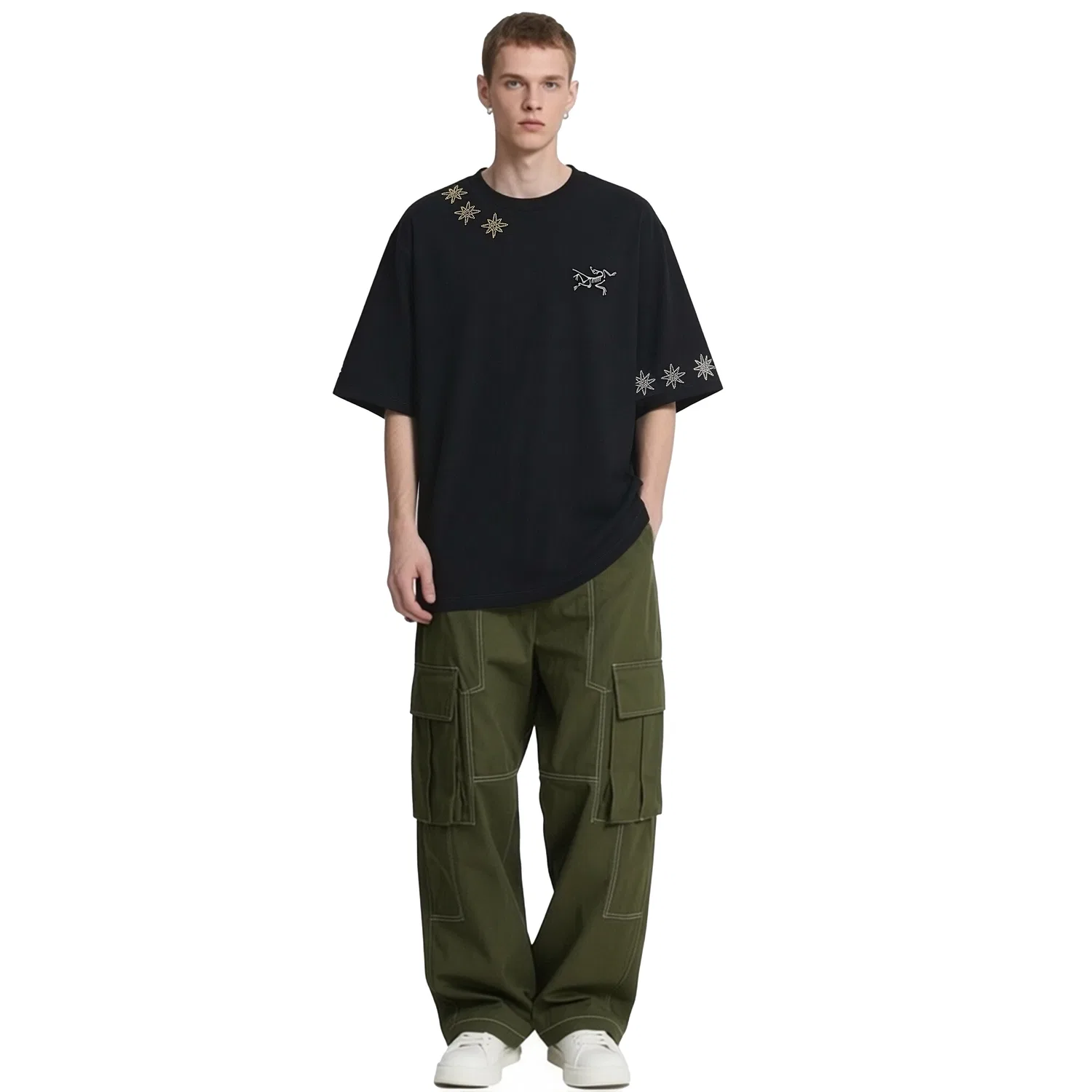 Футболка унисекс с круглым вырезом Arcteryx, Black — фото 4