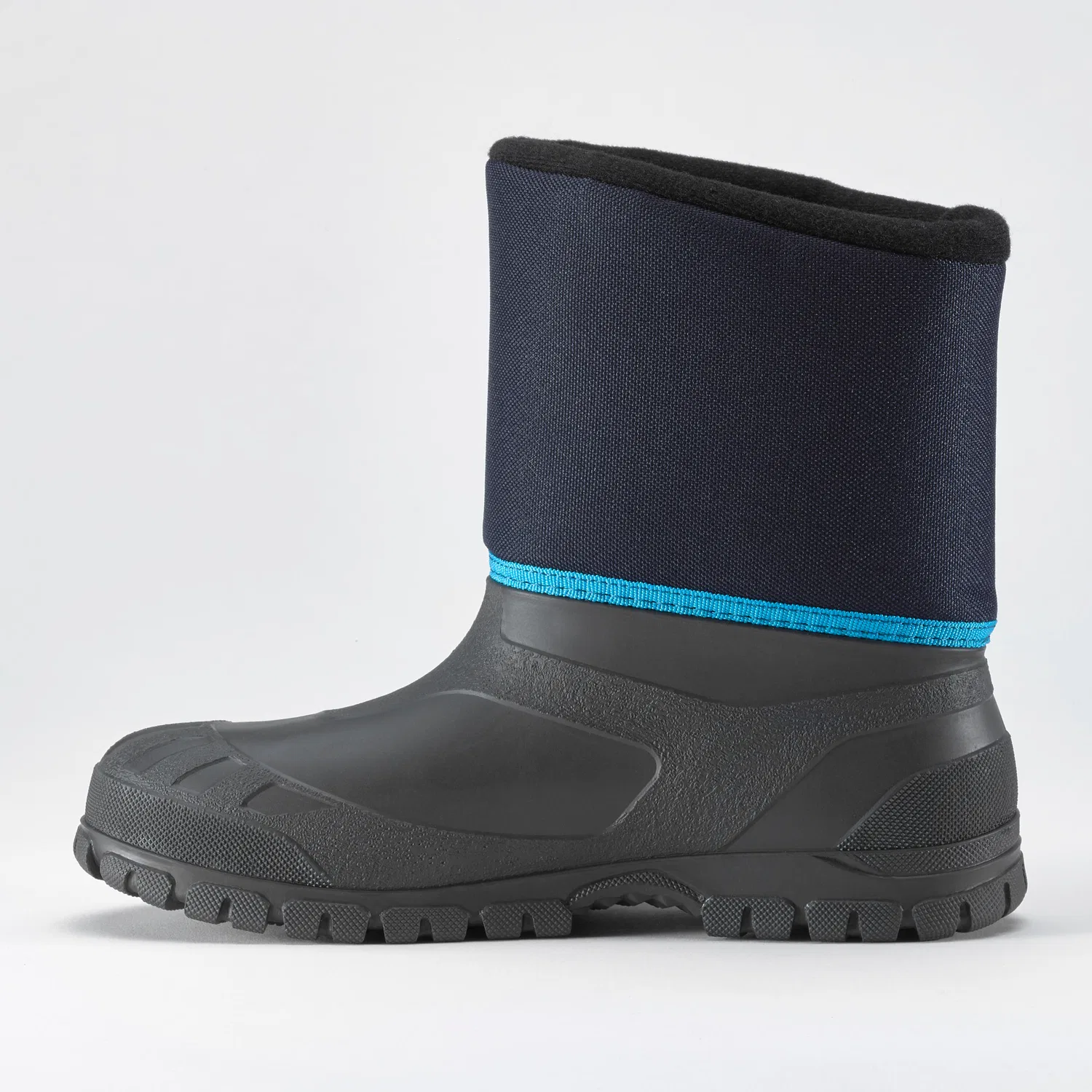 Детские зимние ботинки водонепроницаемые Winterstiefel SH100 Quechua, Dunkelblau Tropenblau — фото 3