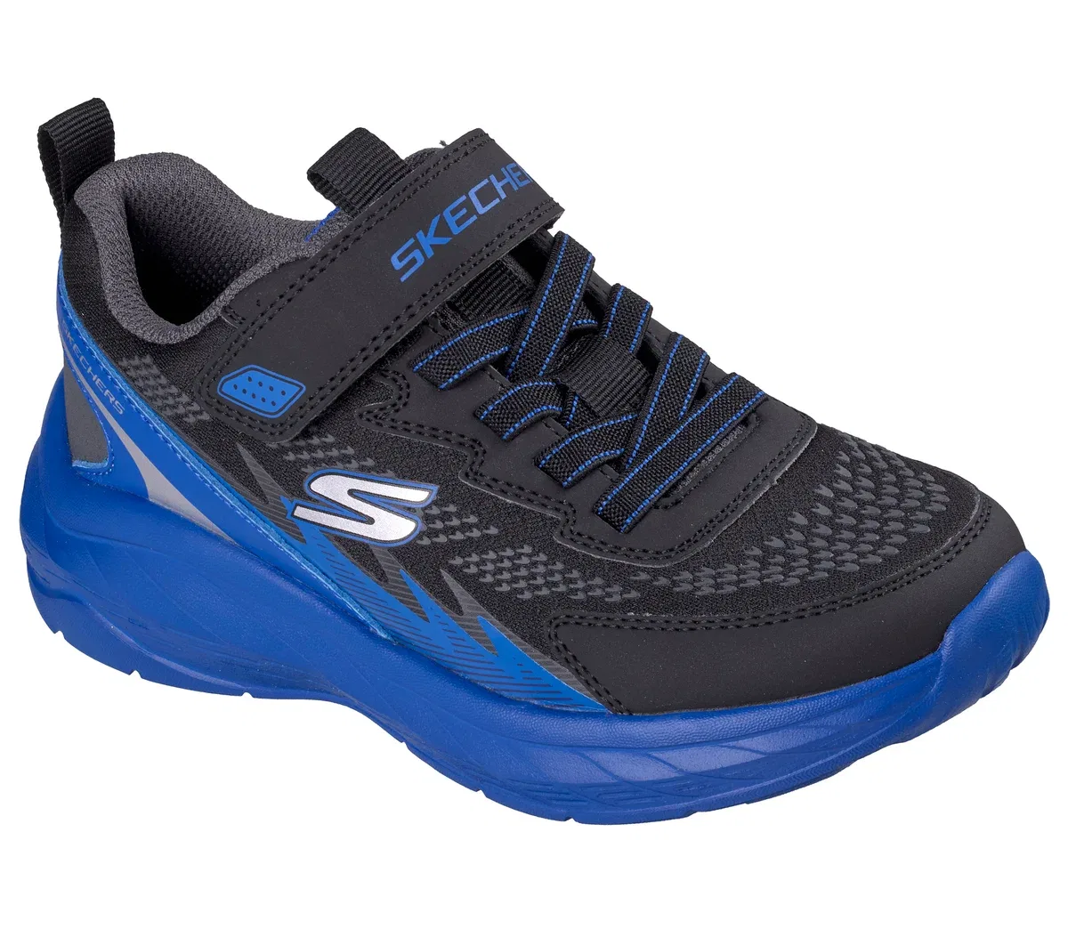 Детские кроссовки Boundless - Strike Flow Skechers, черный/синий — фото 4