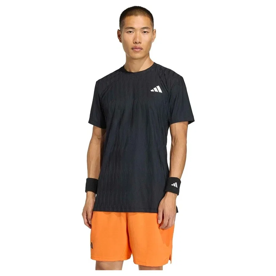 Футболка с длинным рукавом Freelift Tee adidas, Черный — фото 3