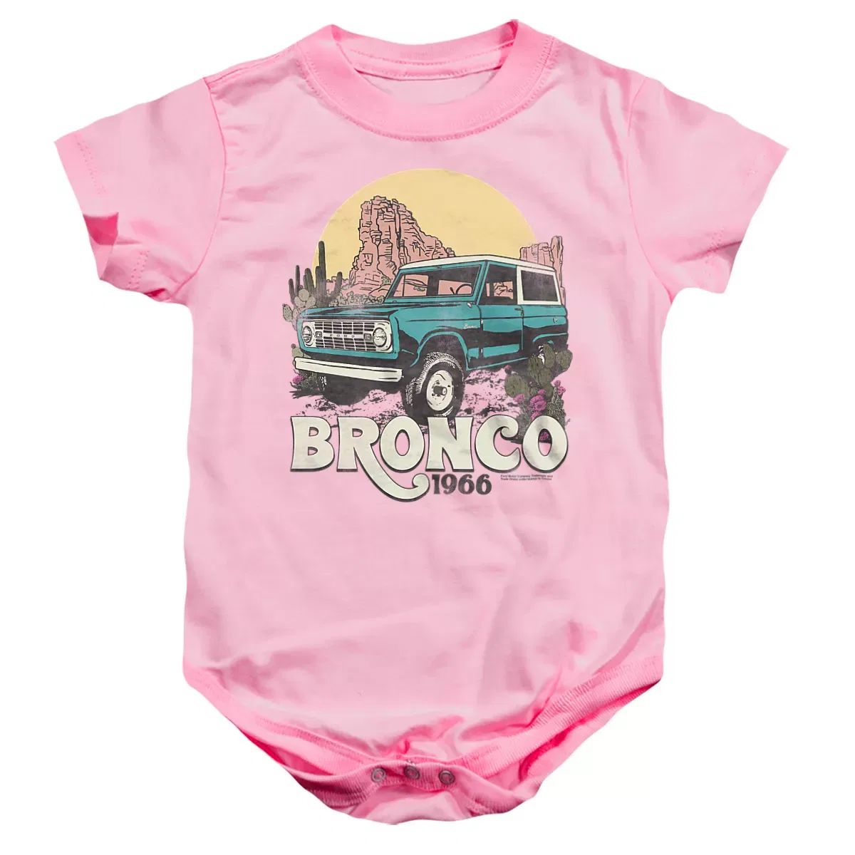 Детское боди с коротким рукавом Ford Bronco Desert Ride LOGOVISION, Pink