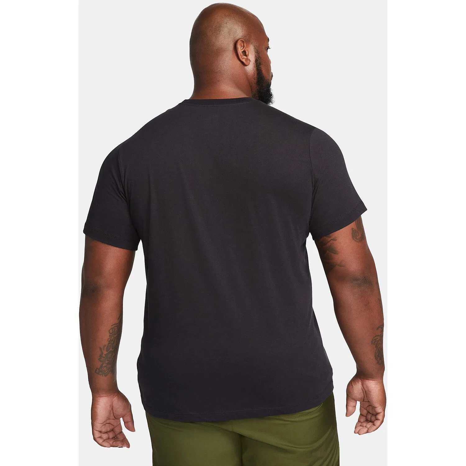 Мужская футболка с принтом M NSW TEE ICON SWOOSH Nike, Schwarz — фото 4