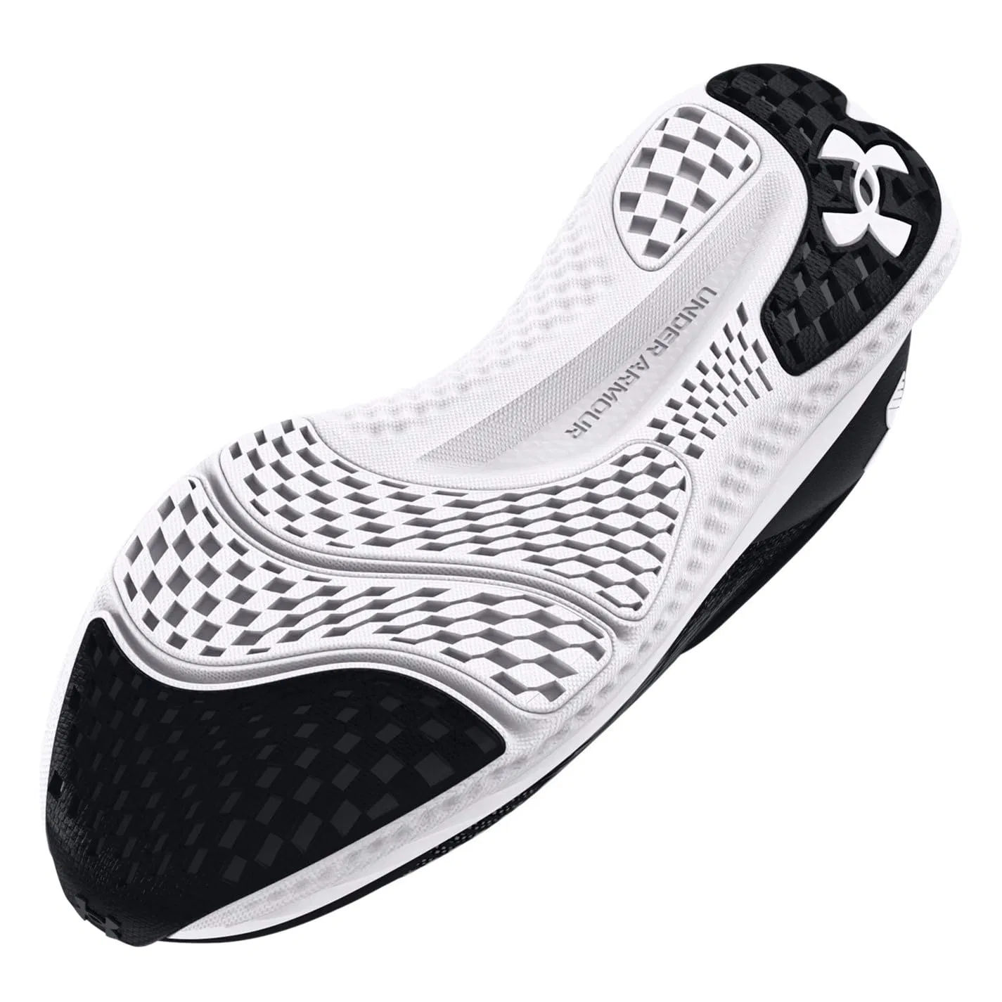 Детские кроссовки для мальчиков с принтом Speed Swift Under Armour, Black Black White — фото 3
