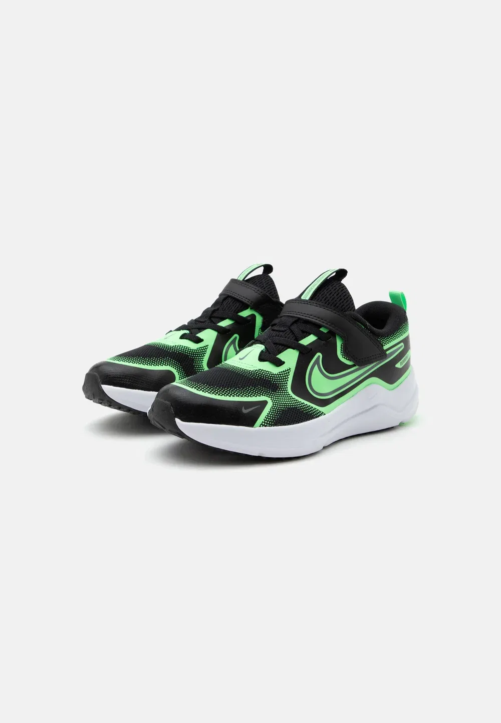 Кроссовки Cosmic Runner для бега по улицам Nike Performance, Black/Cool Grey/Illusion Green — фото 2