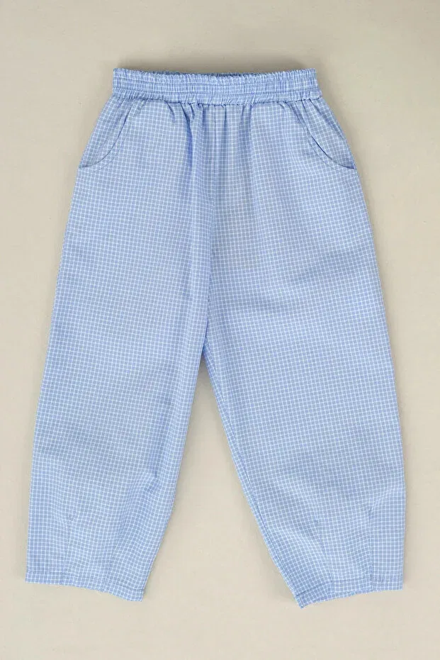 Детские брюки для девочек хлопковые Mioma Kids, Blue