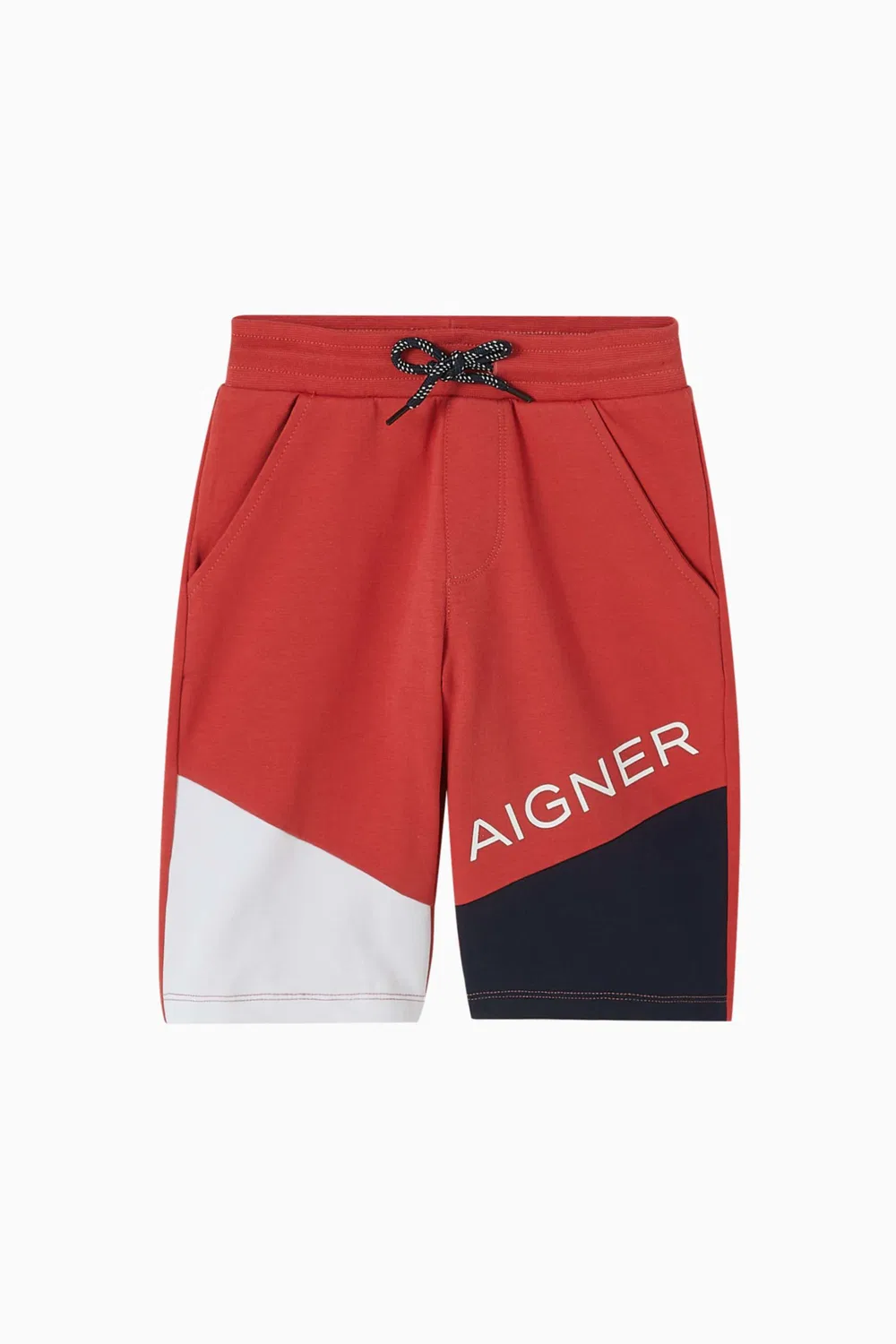 Шорты с логотипом Bermuda AIGNER, красный
