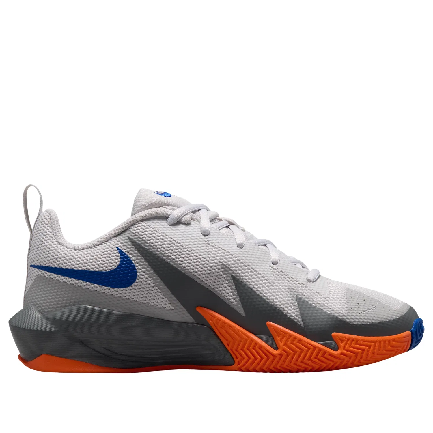 Детские кроссовки для баскетбола с шнуровкой Nike S.T. Dynamite, серый — фото 2
