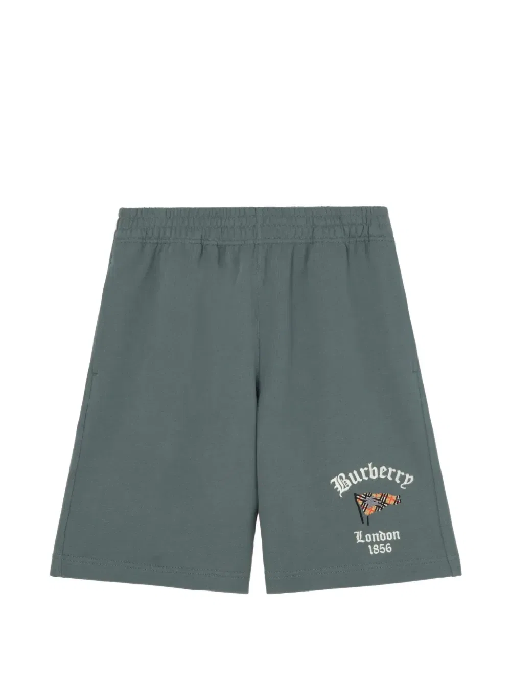 Шорты в клетку Burberry, синий
