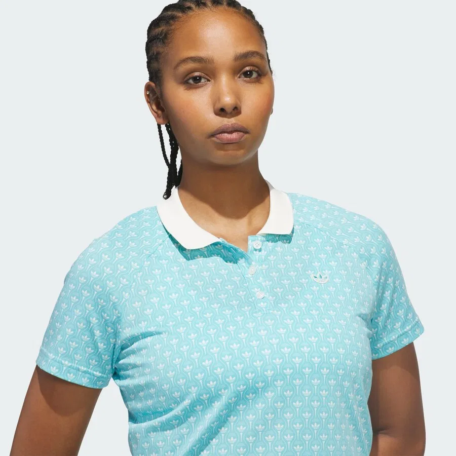 Спортивная футболка ADIDAS PERFORMANCE Performance Shirt 'Trefoil' цвета аквамарин — фото 3