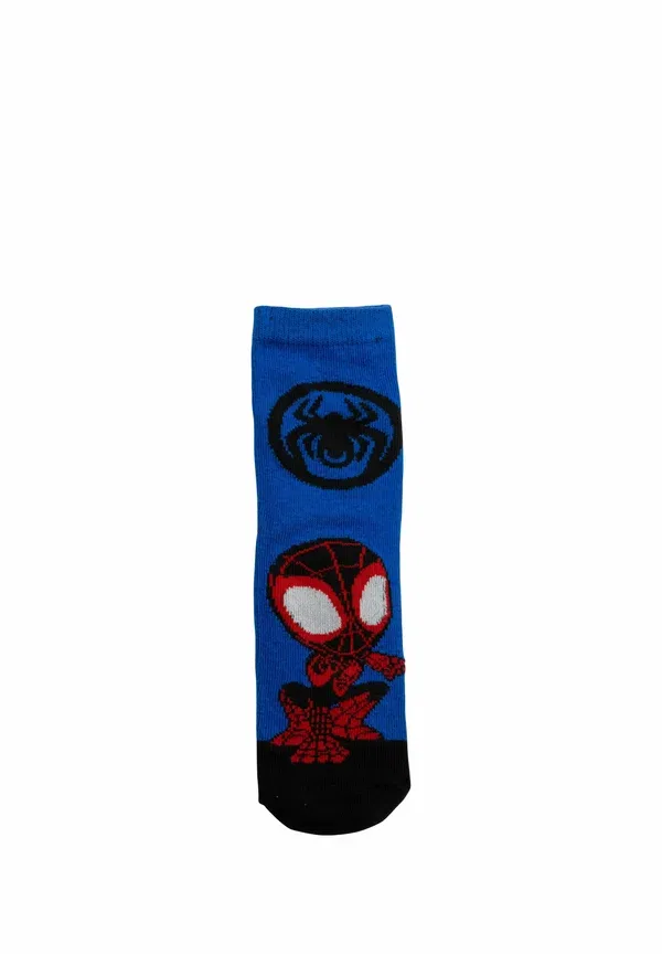 Носки из 3 пар, дышащие, Spiderman Socken Spidey Sneakersocken Sneaker Sockchen Marvel, Grau/Blau, синий/серый — фото 3