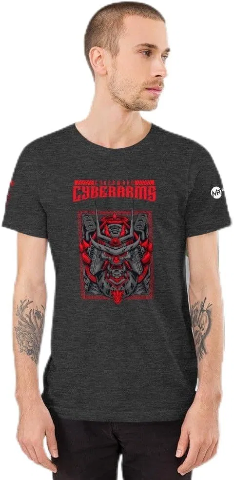 Футболка с принтом Cyberware Cyberarms, Dark Grey Heather
