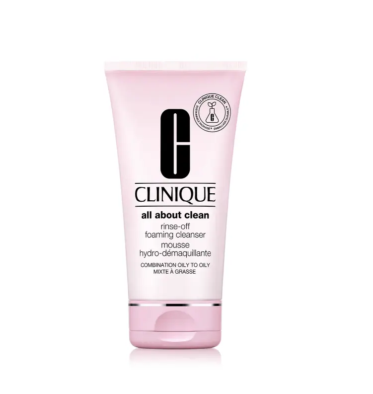 Пенка для снятия макияжа Clinique All About Clean Rinse-Off, для очищения лица — фото 2
