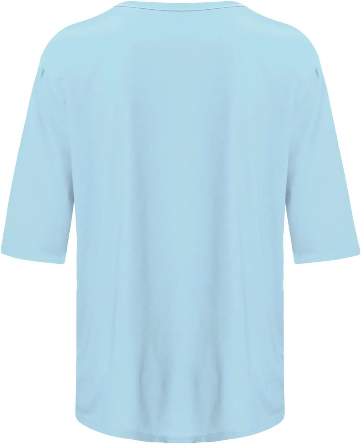 Женская футболка с круглым вырезом Loose Fit, Sky Blue — фото 4