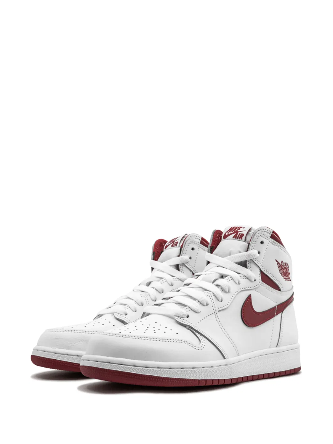 Кроссовки Air Jordan 1 Retro High OG BG, белый — фото 2
