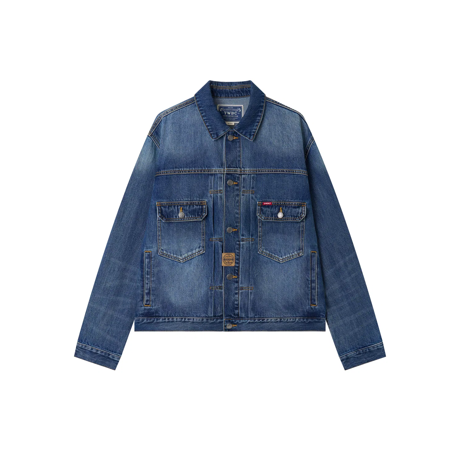 Детское джинсовое пальто с длинным рукавом Teenie Weenie Men, Denim