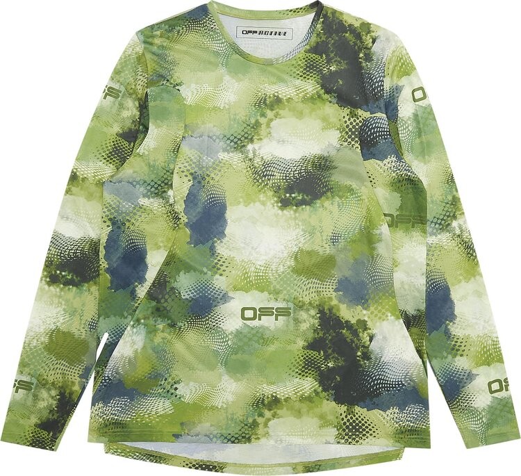 

Лонгслив Off-White Active Long-Sleeve Tee Aop 'Multicolor', разноцветный