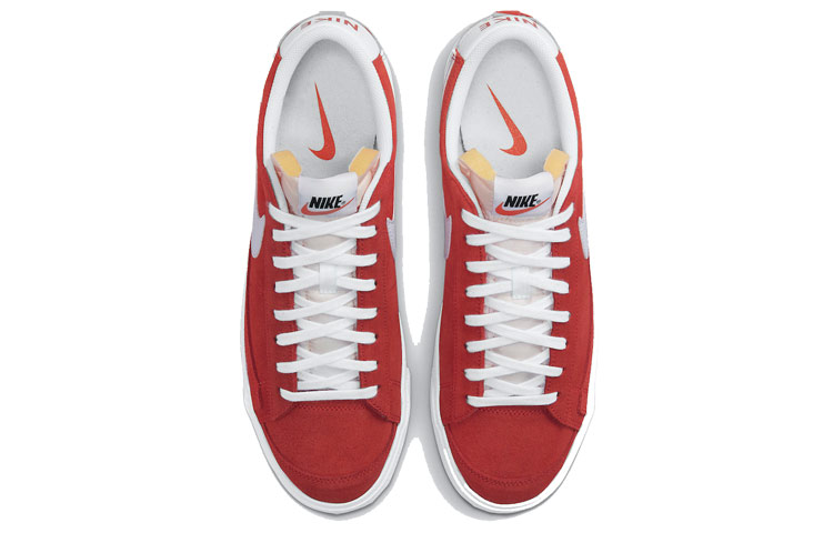 Кроссовки Nike Blazer Low 77, красный/белый — фото 4