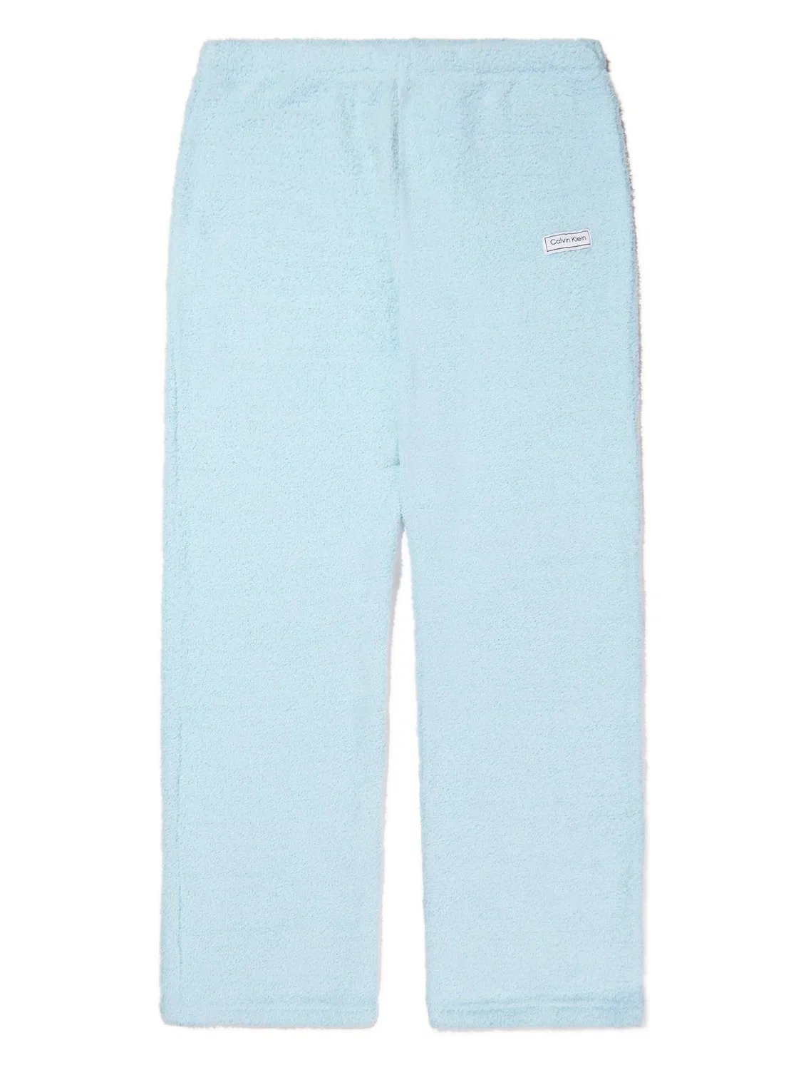 Фактурные брюки с нашивкой-логотипом Calvin Klein Kids, синий