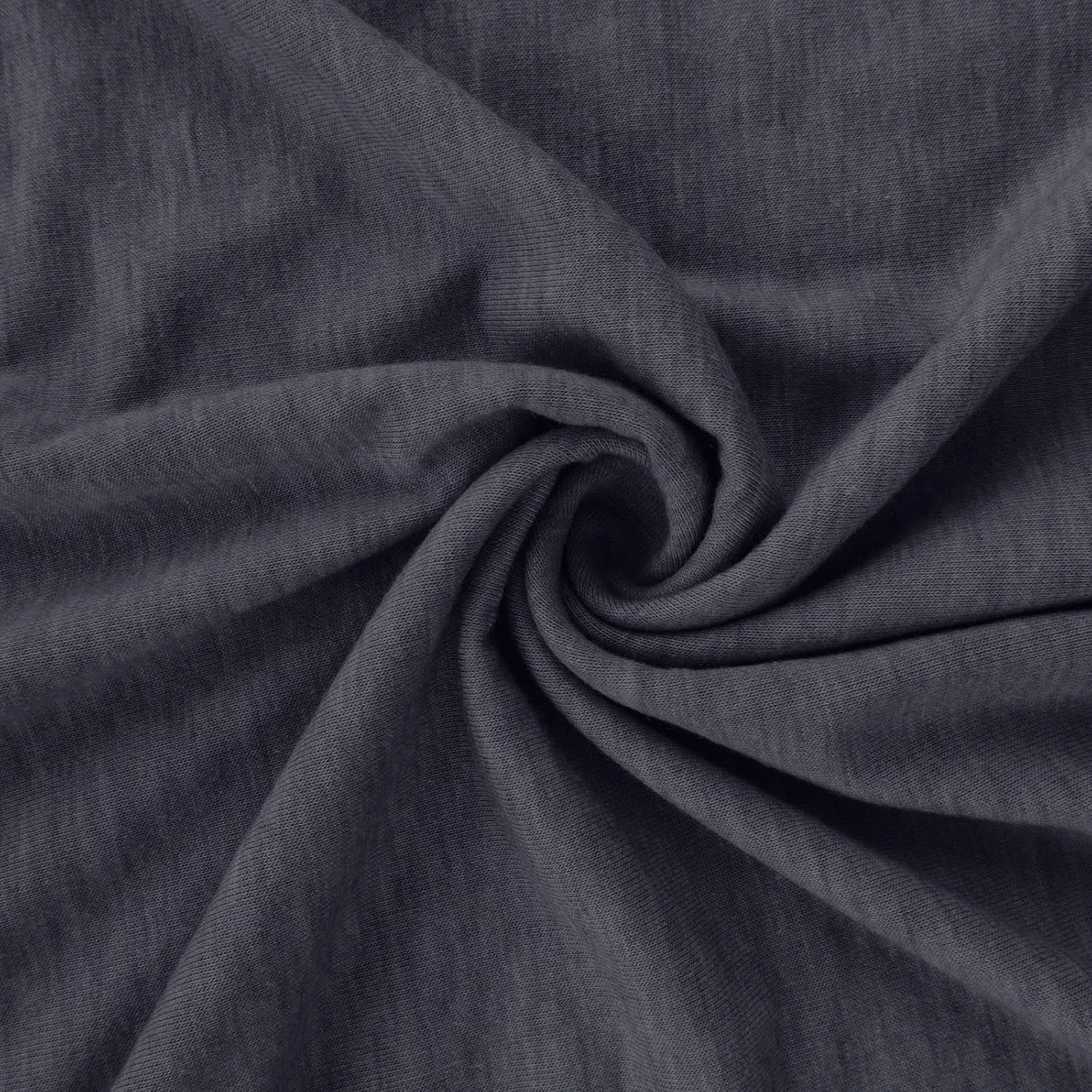 Мужская хлопковая футболка с круглым вырезом, Lightweight Basic, Gray — фото 2