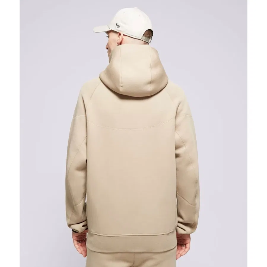 Свитшот с капюшоном Tech Fleece Full-Zip Hoodie Nike, Кремовый — фото 2
