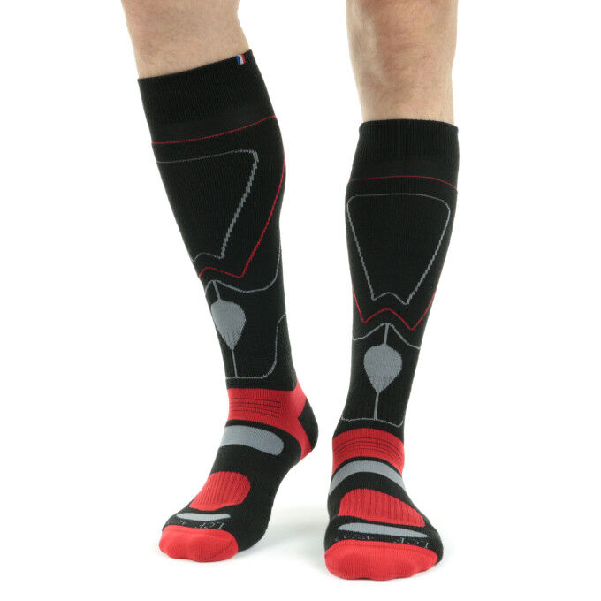 

Лыжные носки унисекс La Chaussette de France VANOISE Red, Красный, Лыжные носки унисекс La Chaussette de France VANOISE Red