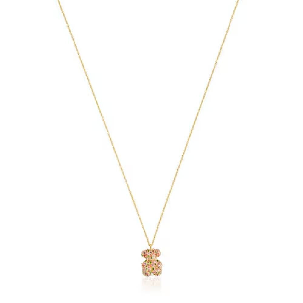 

Колье с подвеской Tous Gemstone Bold Bear, золото/драгоценные камни