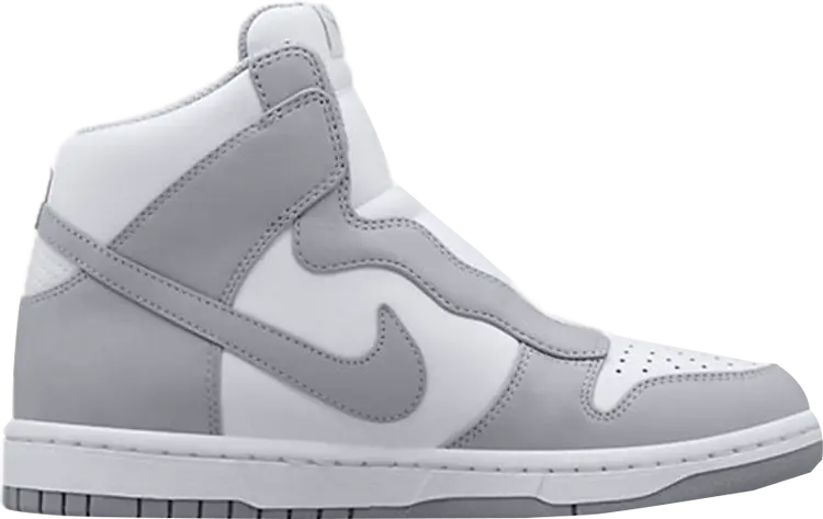 

Кроссовки Nike sacai x Wmns NikeLab x Dunk Lux 'Wolf Grey', белый