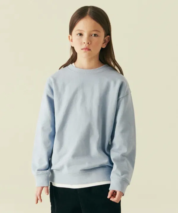 Свитшот оверсайз, Musinsa Standard Kids, блю-грей