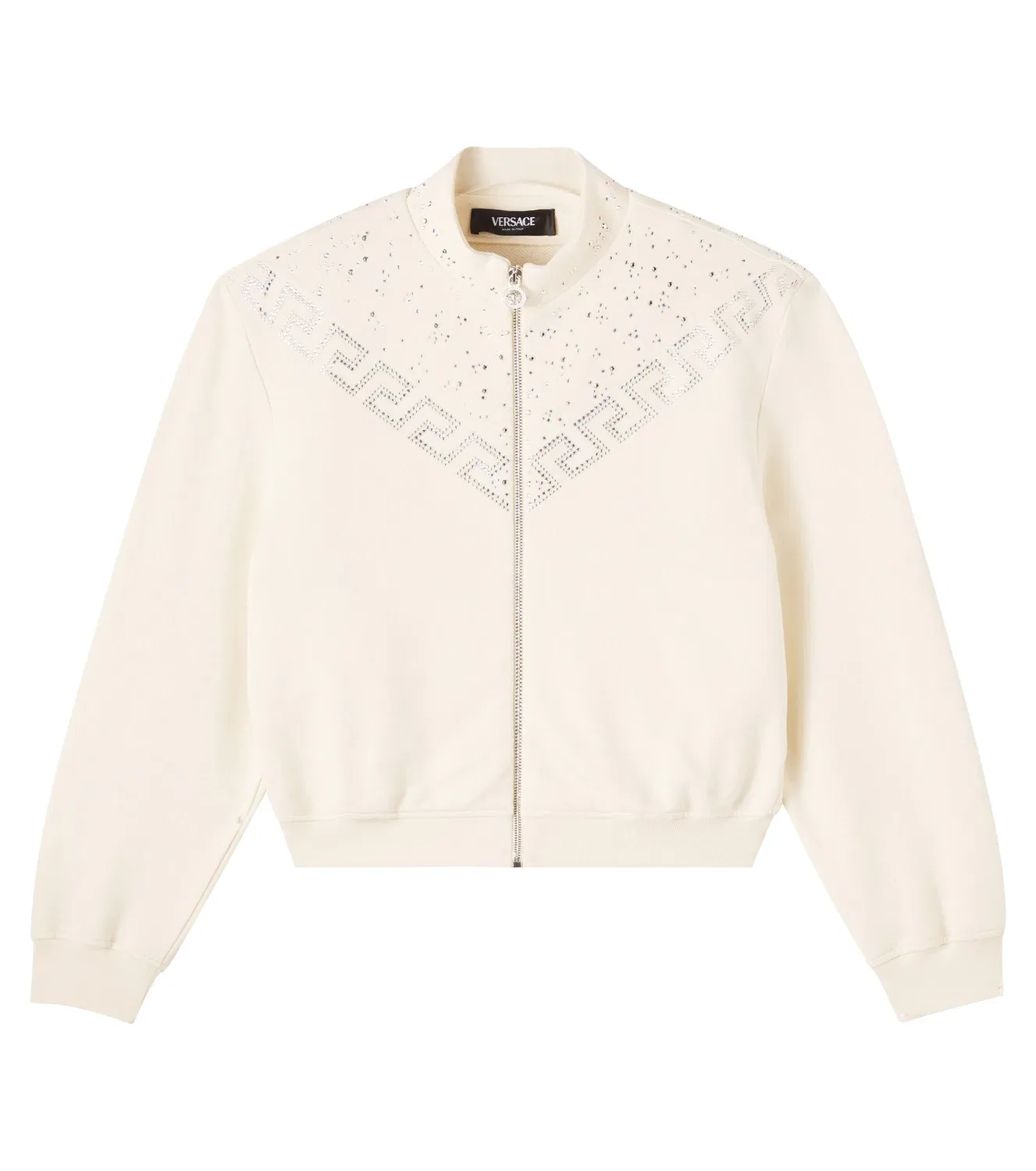 Свитшот хлопковый La Greca Versace Kids, белый