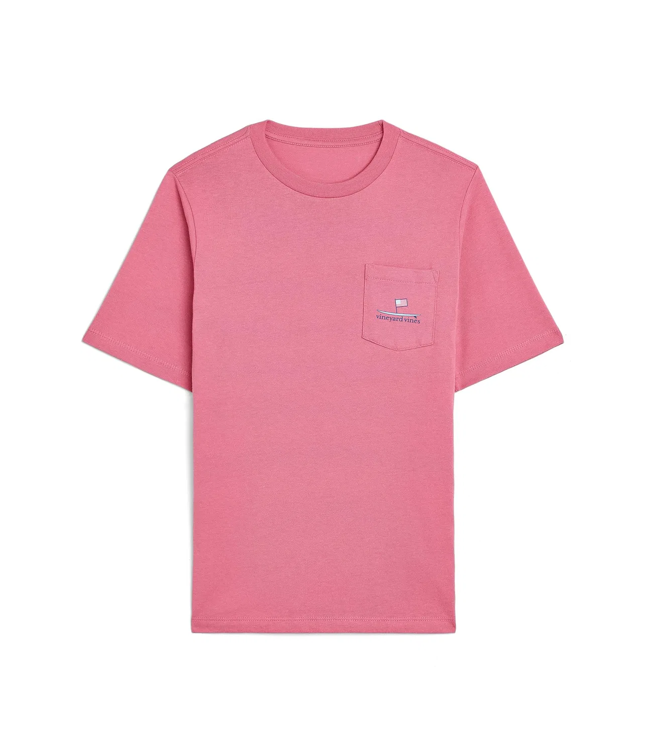 Футболка с коротким рукавом All American Burger (для малышей/детей постарше) Vineyard Vines Kids, Vineyard Red