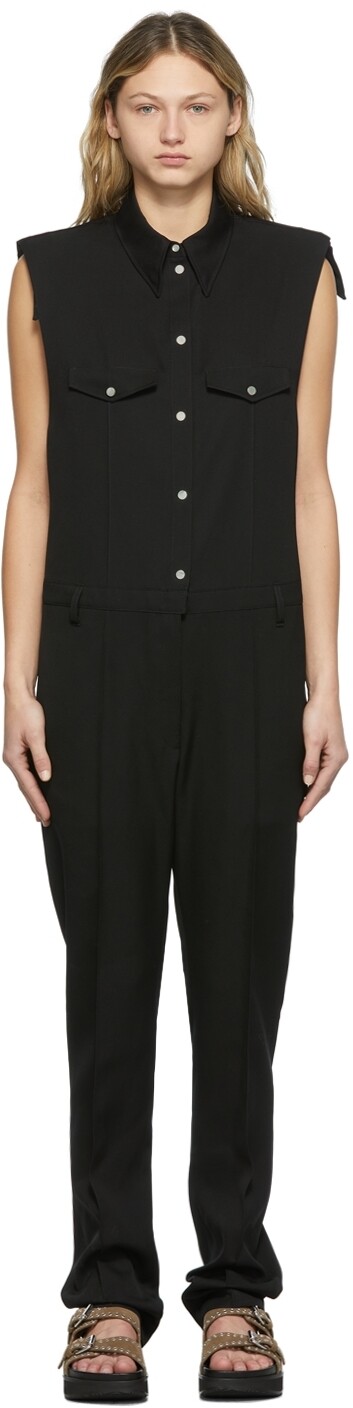 

Черный комбинезон Tealdio Isabel Marant