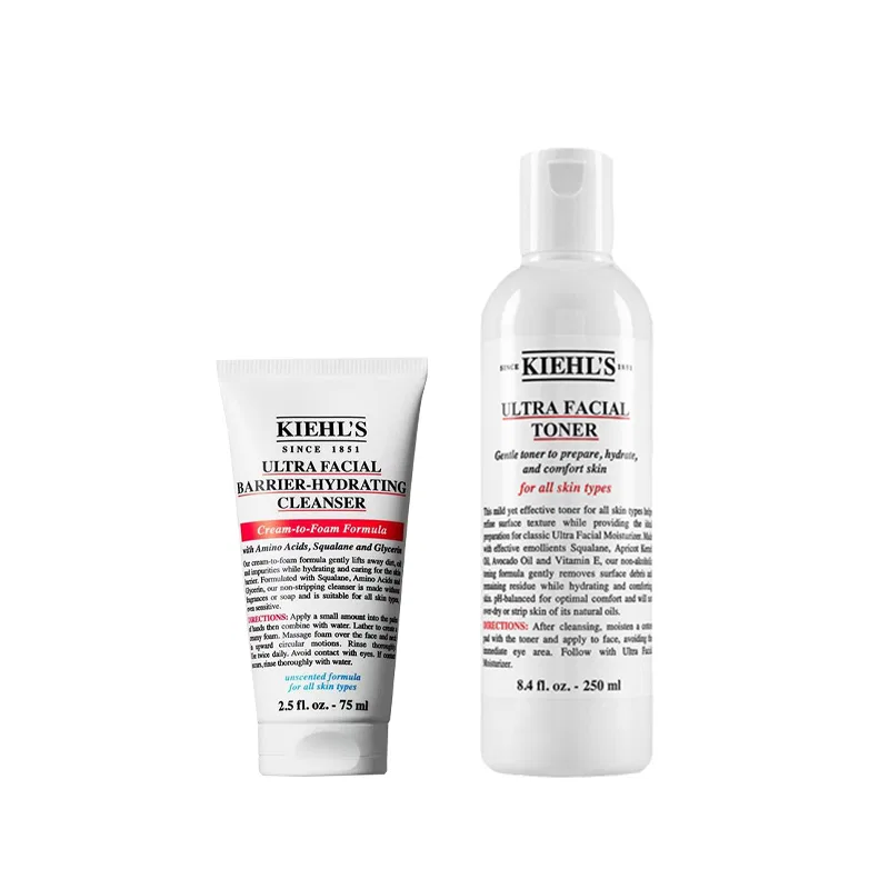 Набор для ухода за кожей Kiehl's, 2 предмета, 75 мл + 250 мл