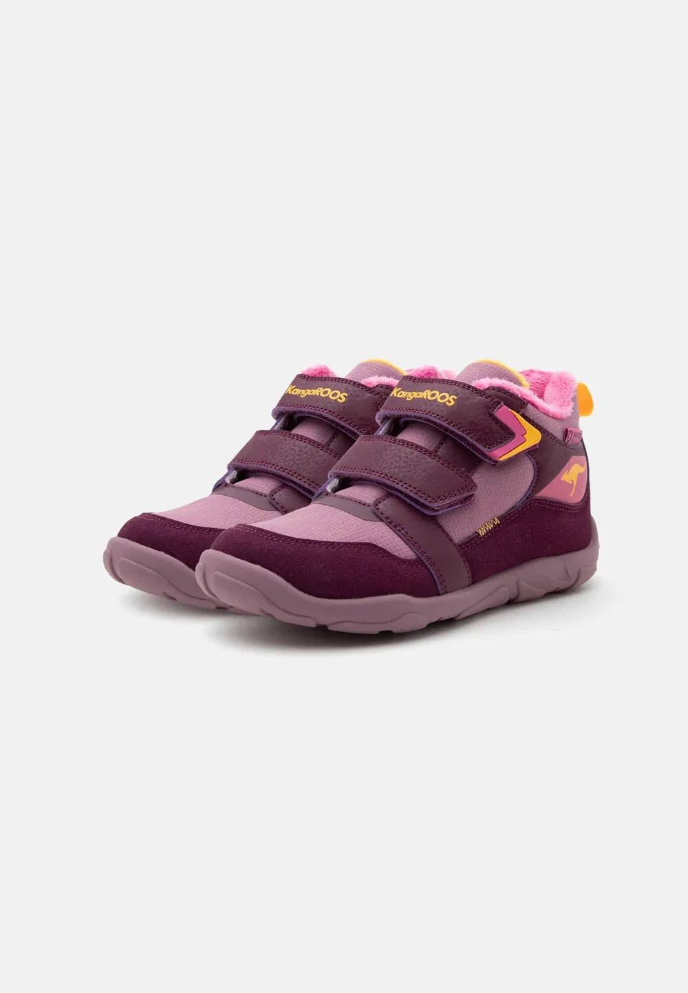 K bxk grashopper средней босиком, унисекс - высокие кроссовки Kangaroos, Blackberry/Pop Pink — фото 2