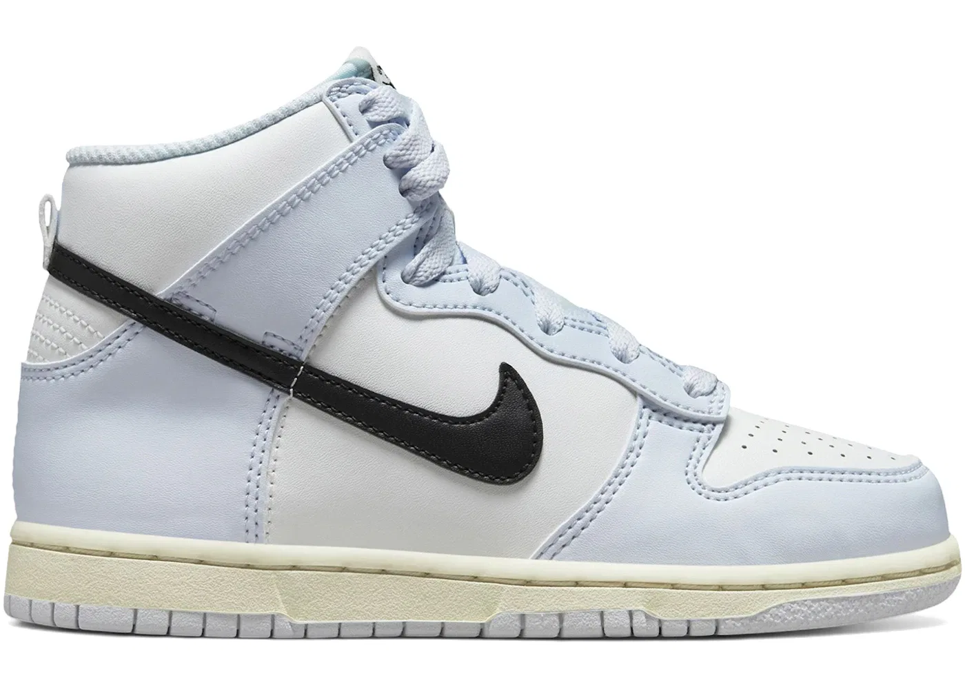 Детские кроссовки Nike Dunk High Football Grey Black, цвет Summit White/Black/Coconut Milk/Football Grey