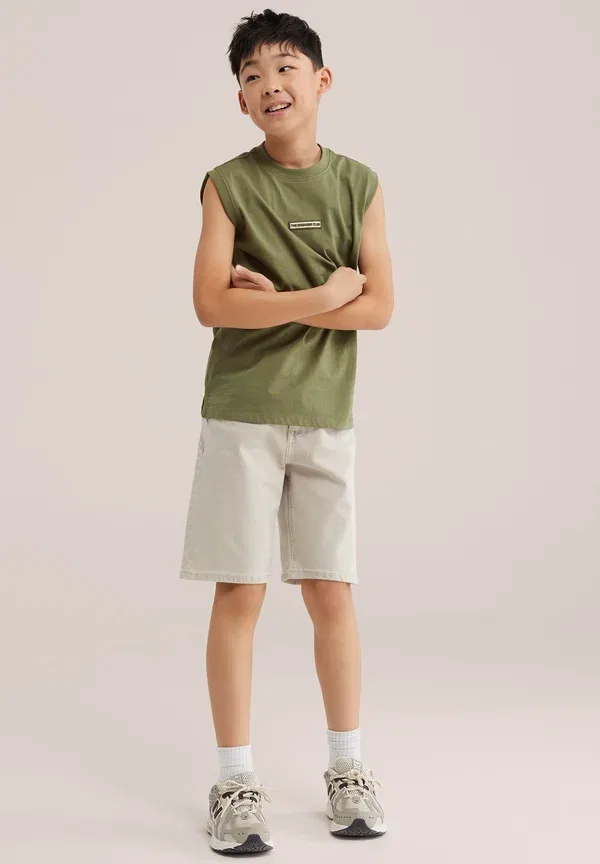 Топ с принтом We Fashion, Olive Green, зеленый — фото 2
