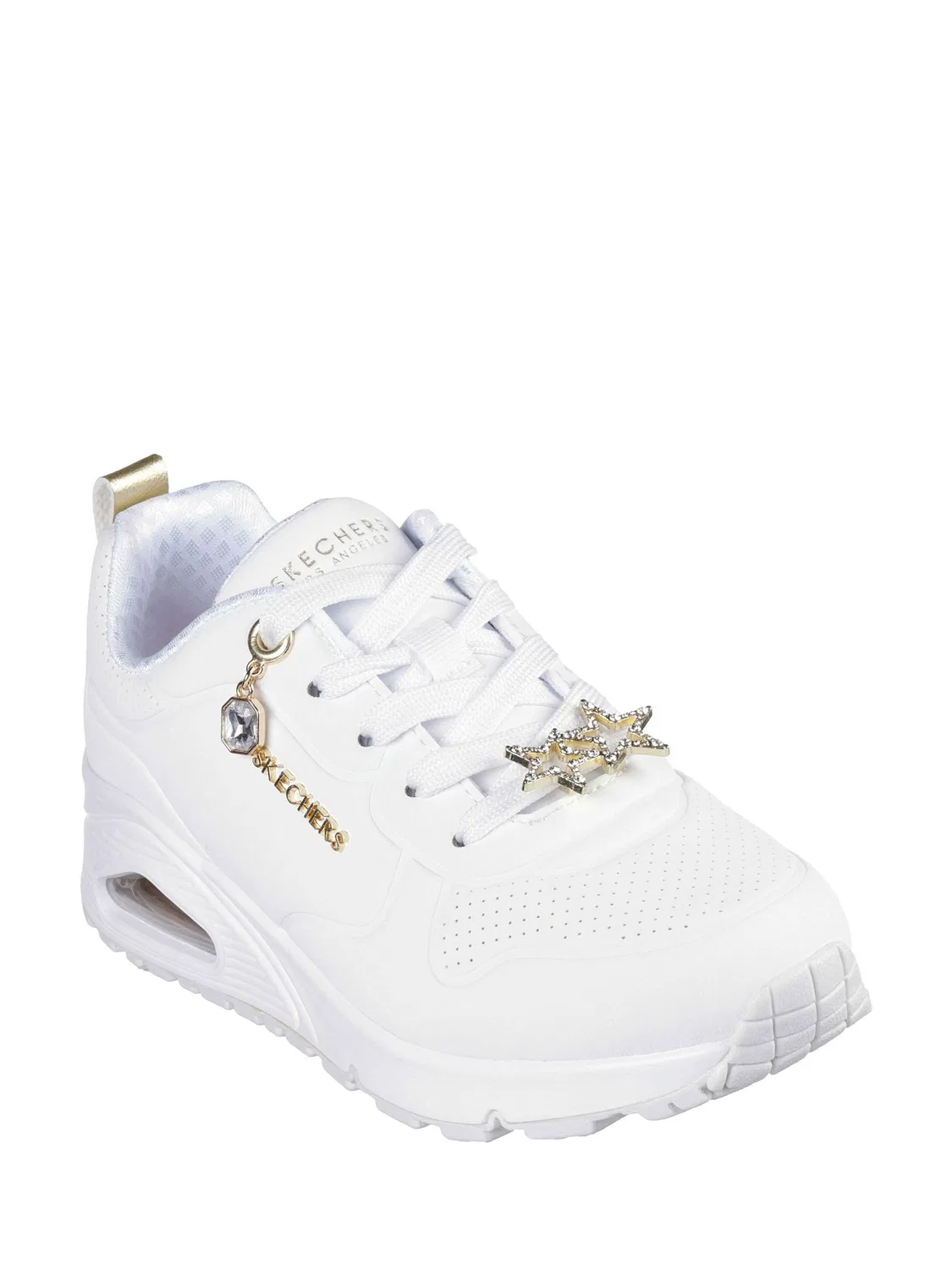 Кроссовки Skechers Street Uno Gen1 - Trendy Jewels, белые — фото 3
