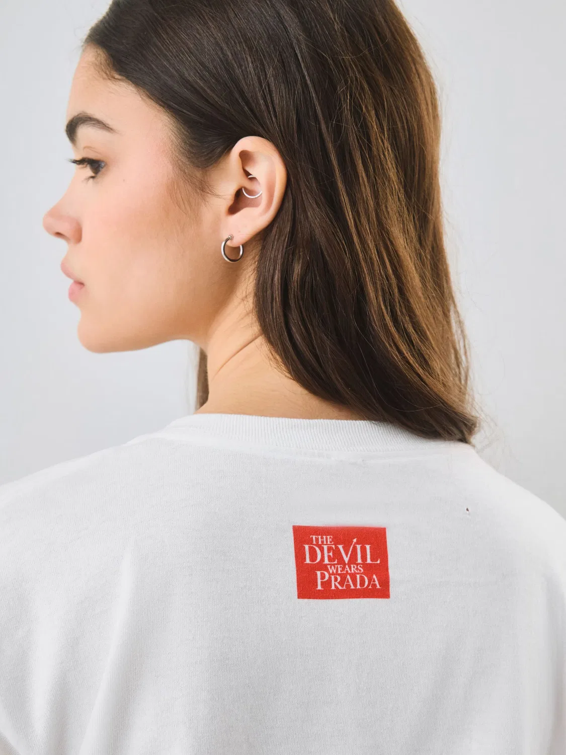 Рубашка Next Devil Wears Prada белого цвета — фото 4