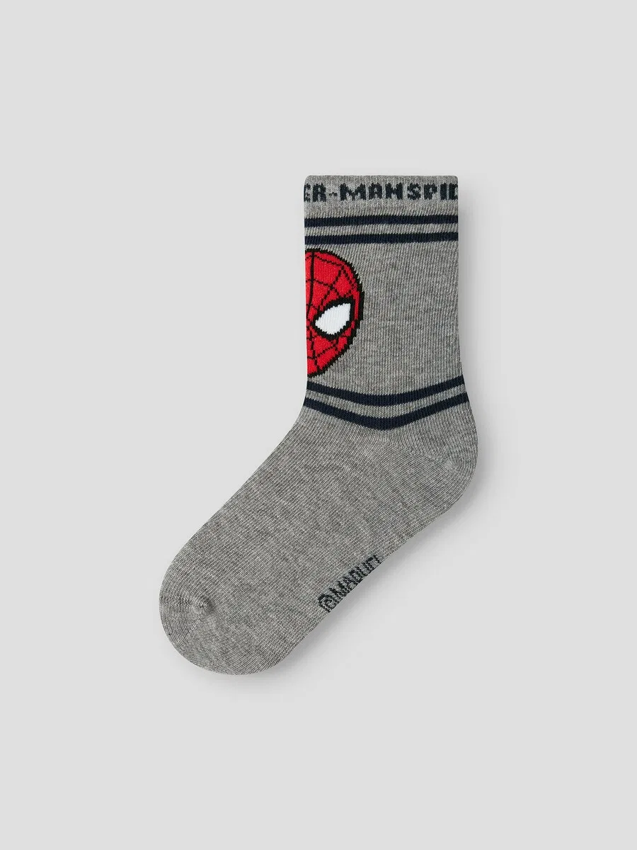 Носки NAME IT 'NMMJULIUS SPIDER' синего, темно-синего и серого цвета — фото 2