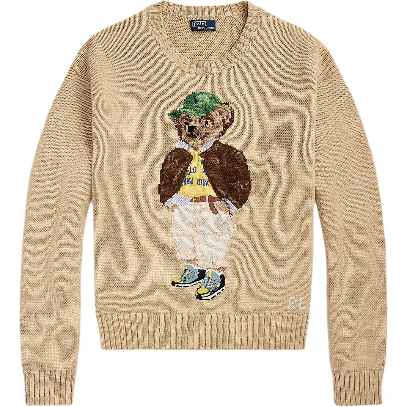 Женский свитер с принтом Polo Bear Polo Ralph Lauren, Tawny