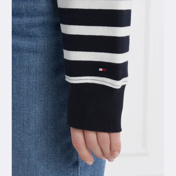 Толстовка обычного кроя с золотыми пуговицами Tommy Hilfiger, синий — фото 4