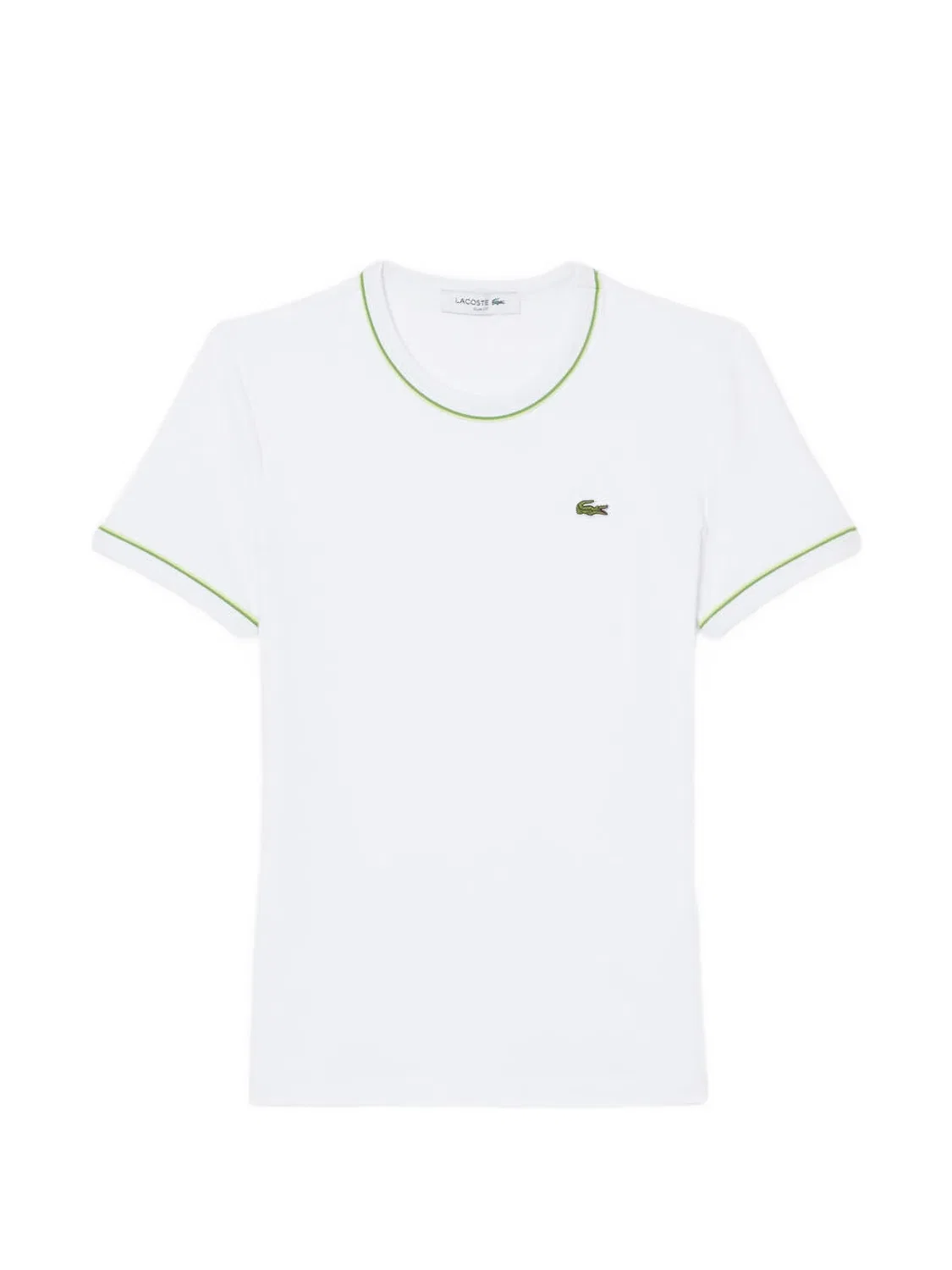 Футболка с округлым вырезом Lacoste, белый